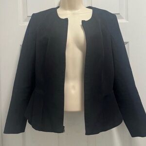 Theory Jondi Peplum Black Blazer Business/Sophisticated/Versatile - Size 8 - EUC
